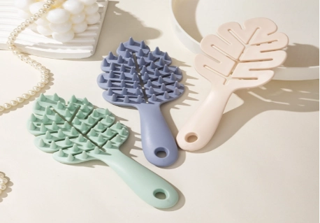 Shampoo brush leaf-shaped 958